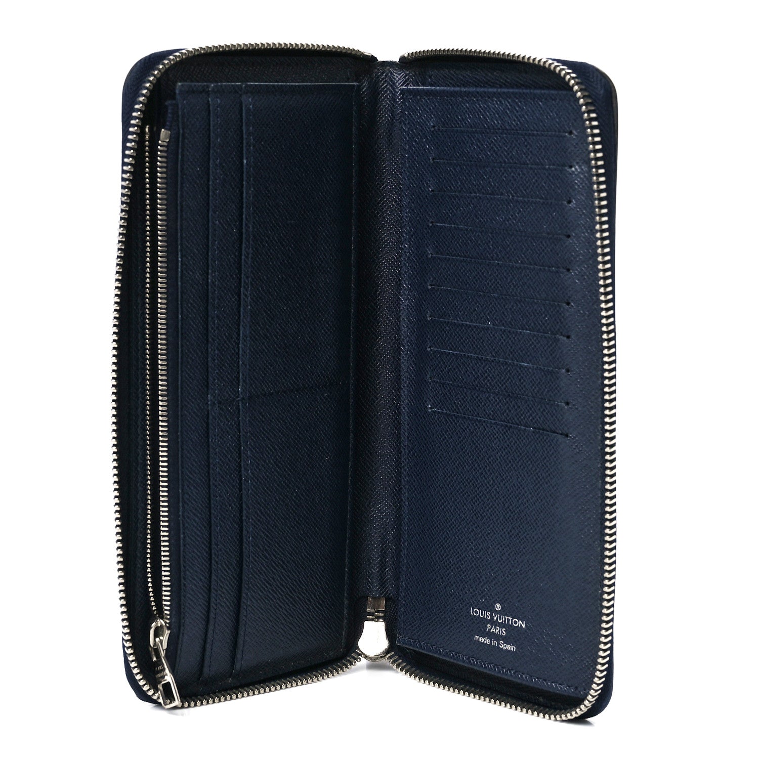 Louis Vuitton Epi Zippy Vertical Wallet Indigo 5 of 12