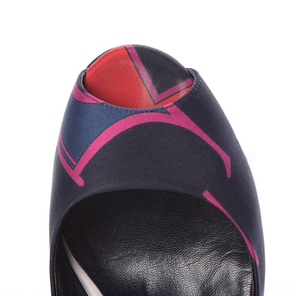 Hermes Silk Les Coupes Kloe 100 Pumps 39.5 13 of 14