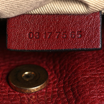 Chloe Suede Calfskin Medium Owen Bucket Bag Sienna Red 7 of 19