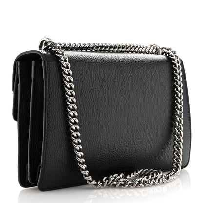 Gucci Pebbled Calfskin Small Dionysus Shoulder Bag Black 3 of 14