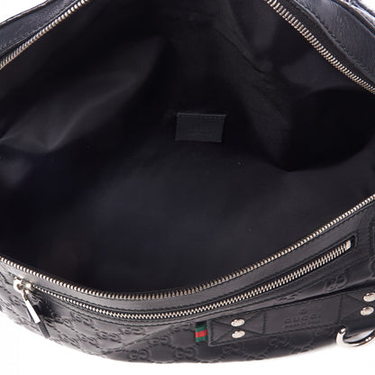 Gucci Guccissima Web Belt Bag Black 6 of 7