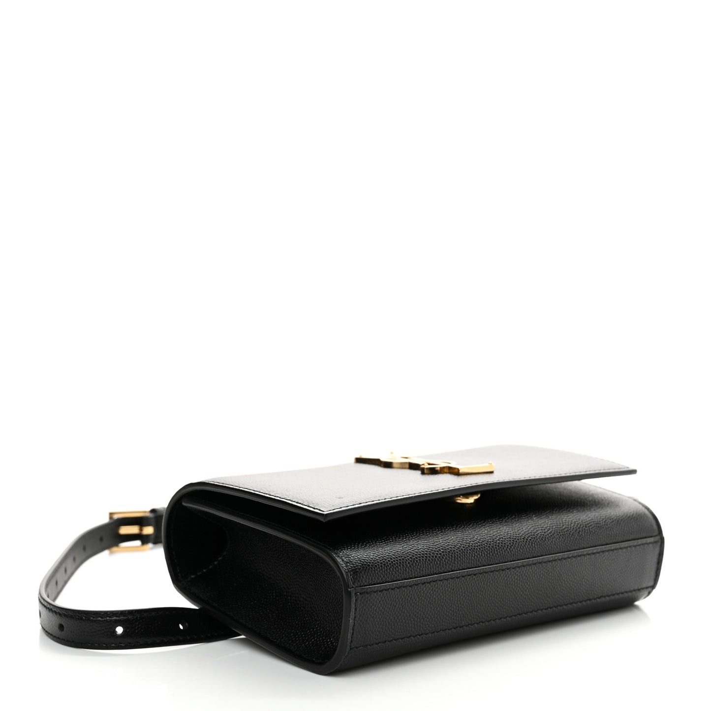 Grain De Poudre Monogram Kate Belt Bag Black