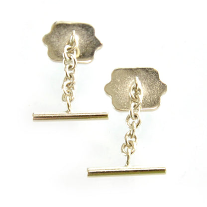 Gucci Men s GG Cufflinks Black Silver 2 of 4