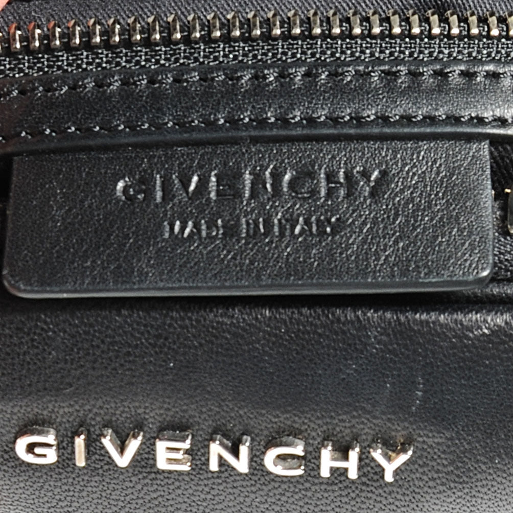 Leather Small Braided Handle Antigona Black