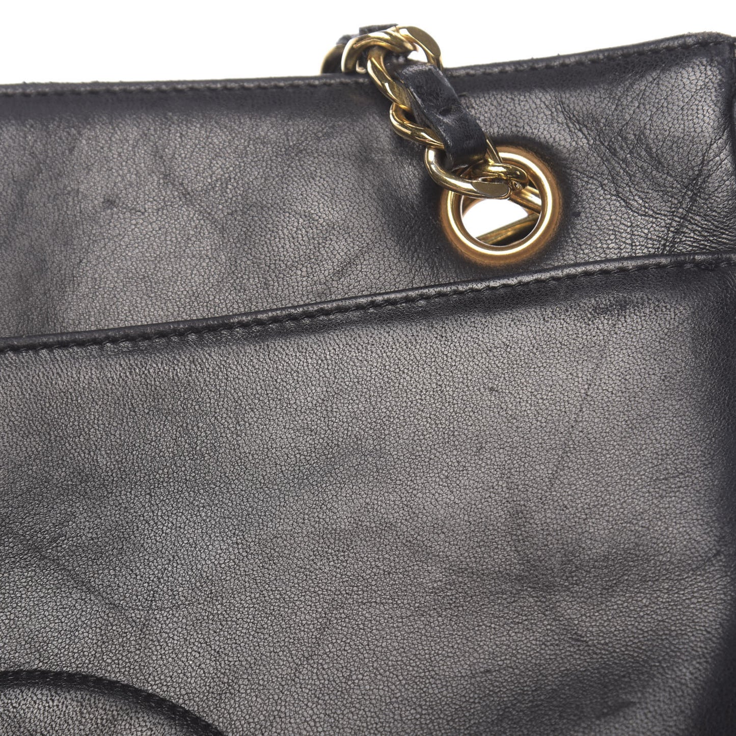 Lambskin CC Shoulder Bag Black