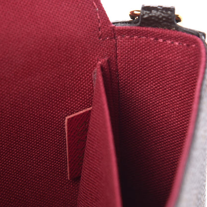 Louis Vuitton Monogram Pochette Felicie Chain Wallet Fuchsia 6 of 12