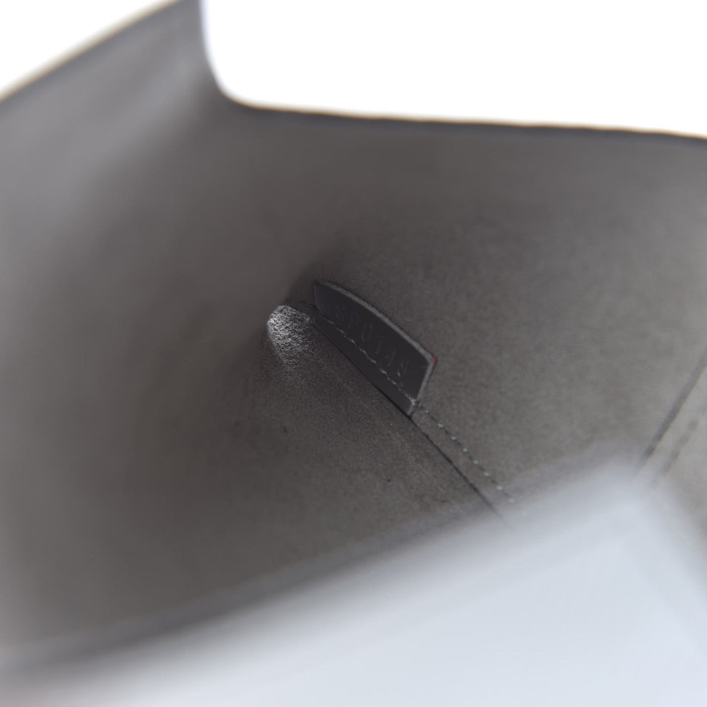 Metallic Epi Medium Kirigami Pochette Insert Silver