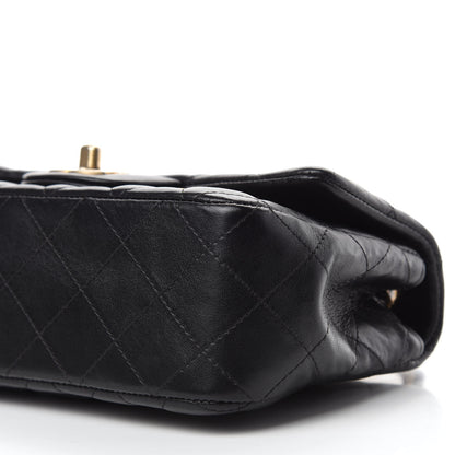 Chanel Lambskin Quilted Studded Mini Rectangular Flap Black 7 of 12