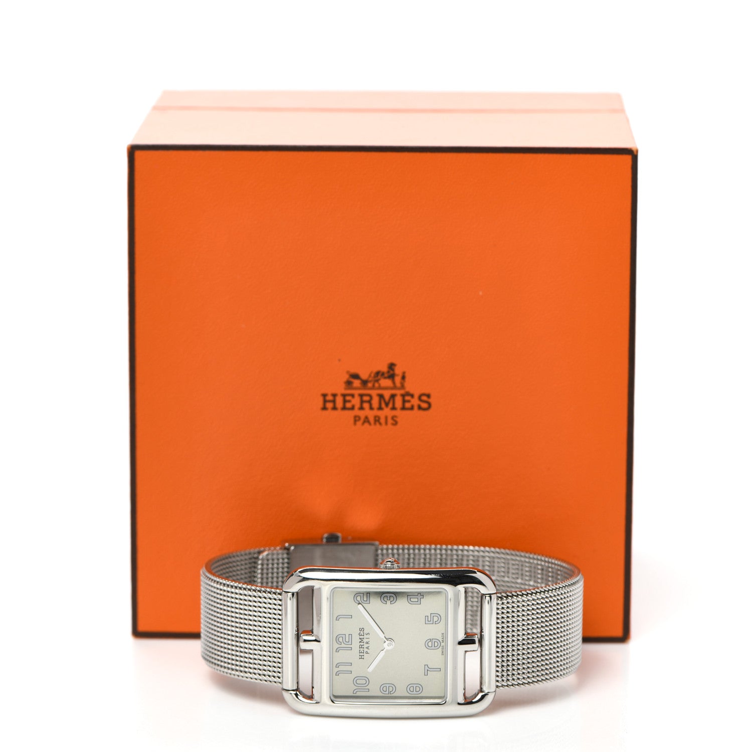 Hermes Stainless Steel 29mm Cape Cod Quartz Watch Silver 5 of 5