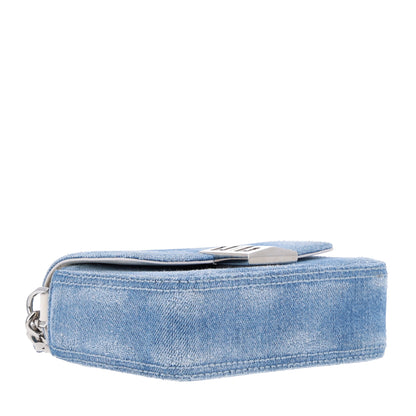 Givenchy Denim Small 4G Woven Chain Crossbody Blue 4 of 9