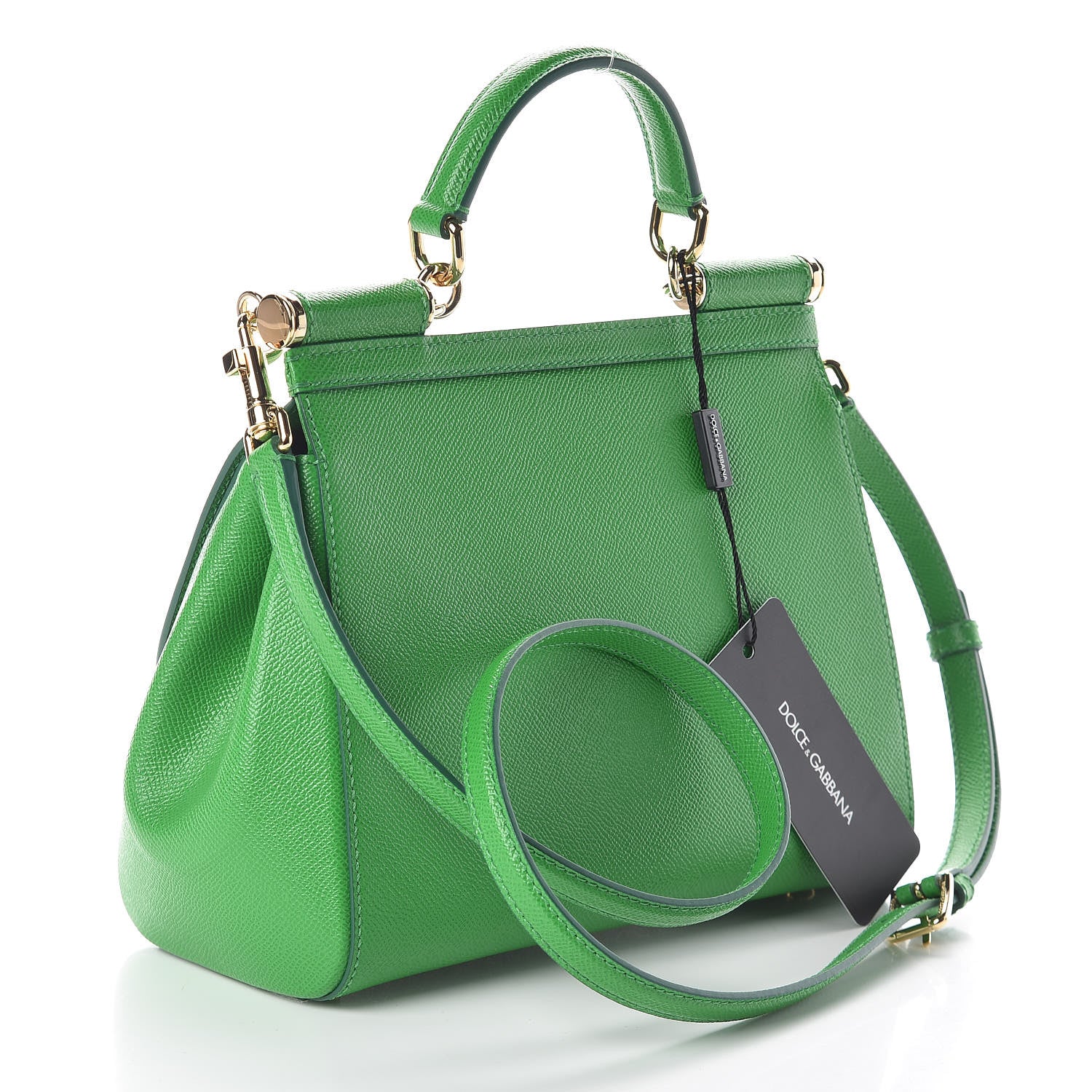 Dolce & Gabbana Dauphine Medium Miss Sicily Satchel Verde Chiaro 3 of 9