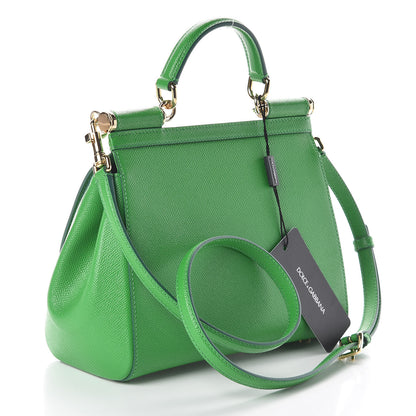 Dolce & Gabbana Dauphine Medium Miss Sicily Satchel Verde Chiaro 3 of 9