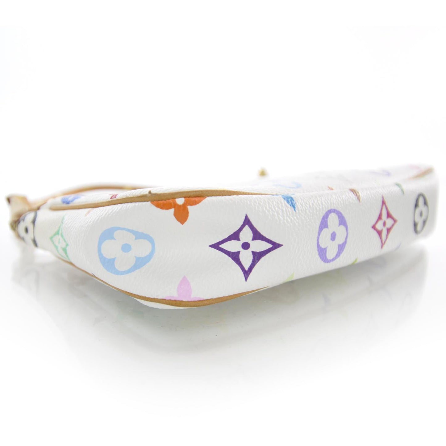 Monogram Multicolor Pochette Accessories White