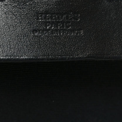Hermes Toile Vache Calfskin Herbag 30 PM Backpack Black 7 of 10