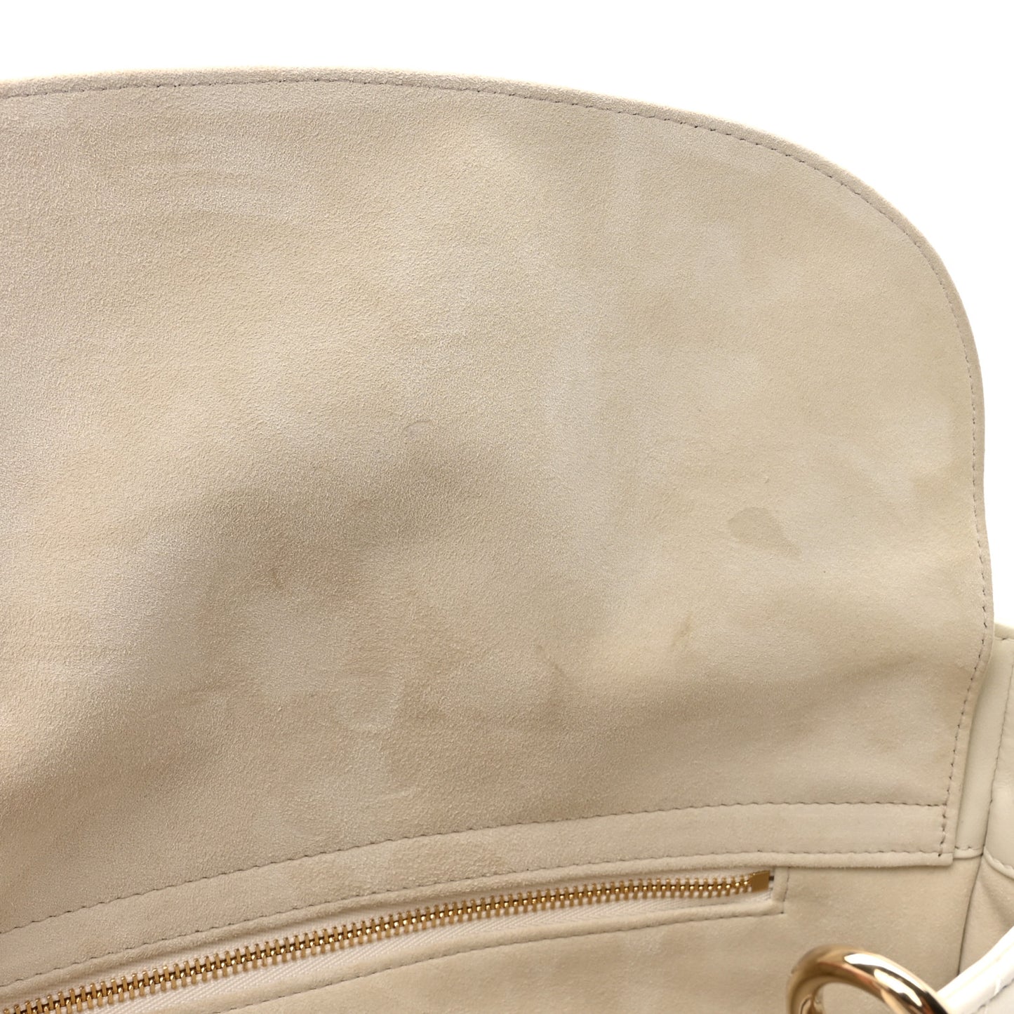 Lambskin Cannage Large Lady Dior White