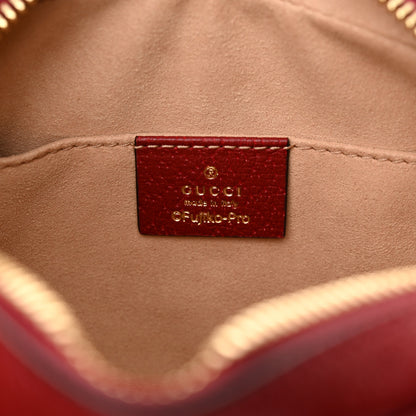 Gucci X DORAEMON Mini Vintage GG Supreme Monogram Camera Bag Beige Cherry Red 6 of 10