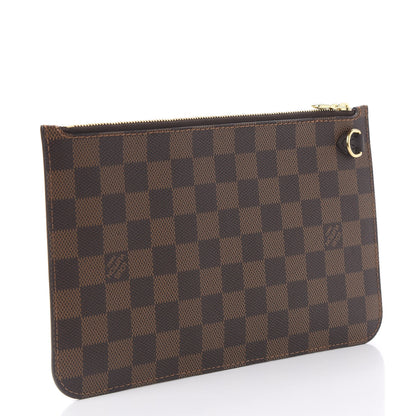 Louis Vuitton Damier Ebene Neverfull MM GM Pochette 2 of 9
