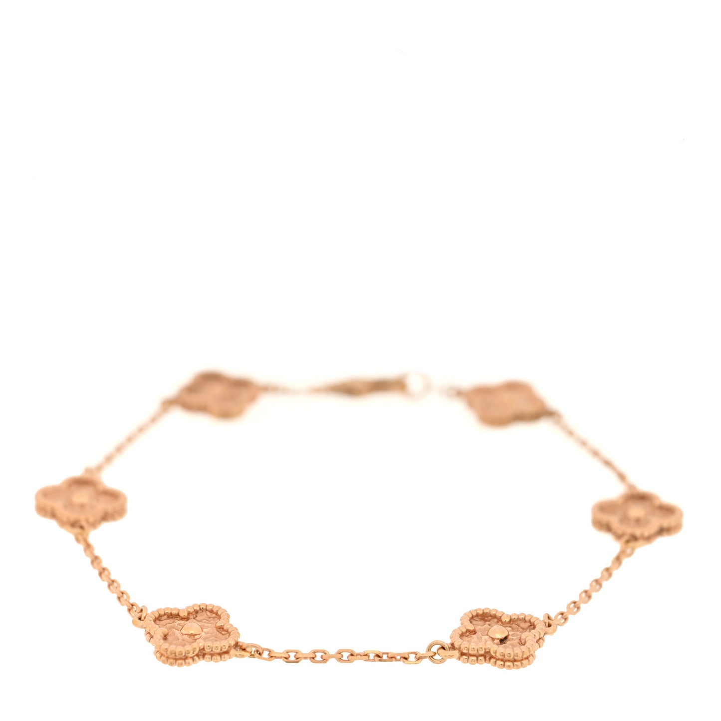 18K Rose Gold 6 Motifs Sweet Alhambra Bracelet
