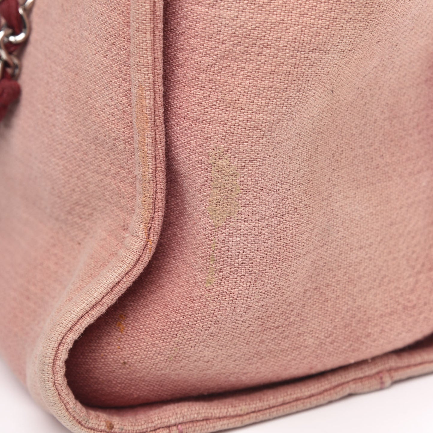 Canvas Small Deauville Tote Red