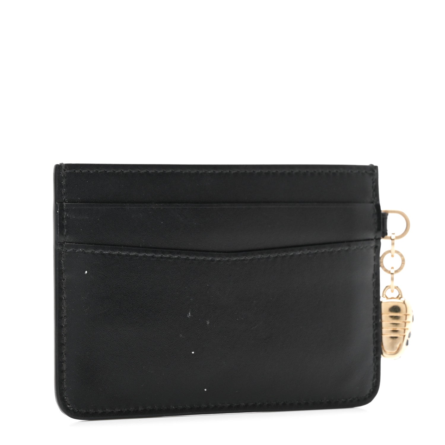 Bulgari Serpenti Calfskin Card Holder Black Emerald Green 3 of 8