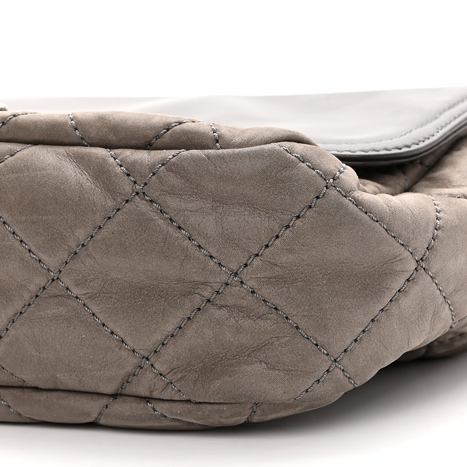 Chanel Iridescent Calfskin In The Mix Flap Dark Grey 10 of 10