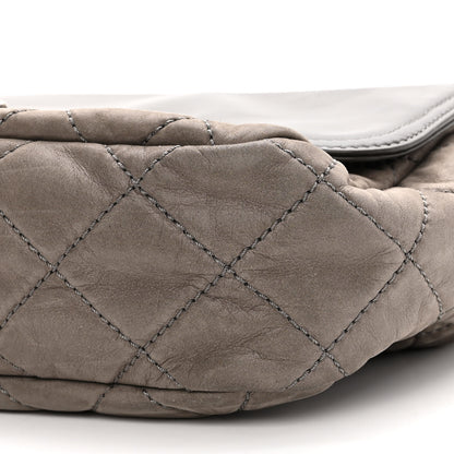 Chanel Iridescent Calfskin In The Mix Flap Dark Grey 10 of 10