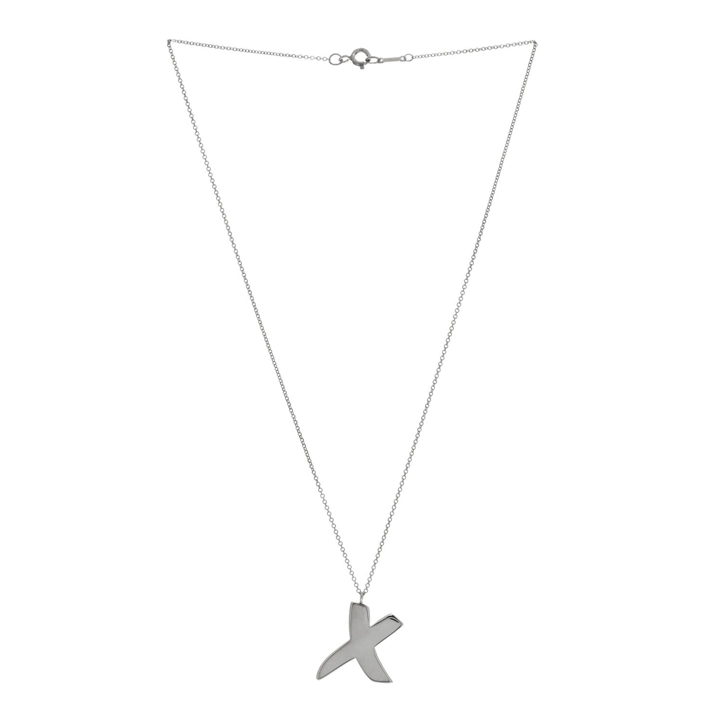 Sterling Silver Paloma Picasso Graffiti X Pendant Necklace