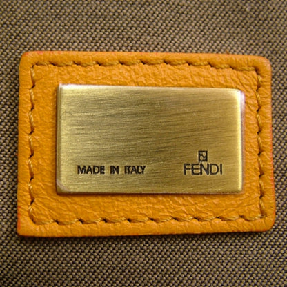Fendi Patent B Bag Bowler Tote Yellow 7 of 12