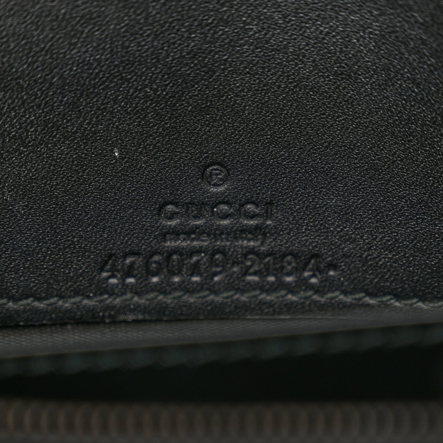 Gucci Calfskin Queen Margaret Chain Wallet Black 8 of 9