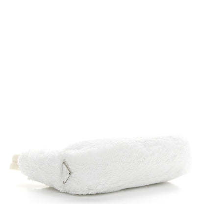 Prada Terry Cloth Mini Re-Edition 2000 Bag White Black 4 of 9