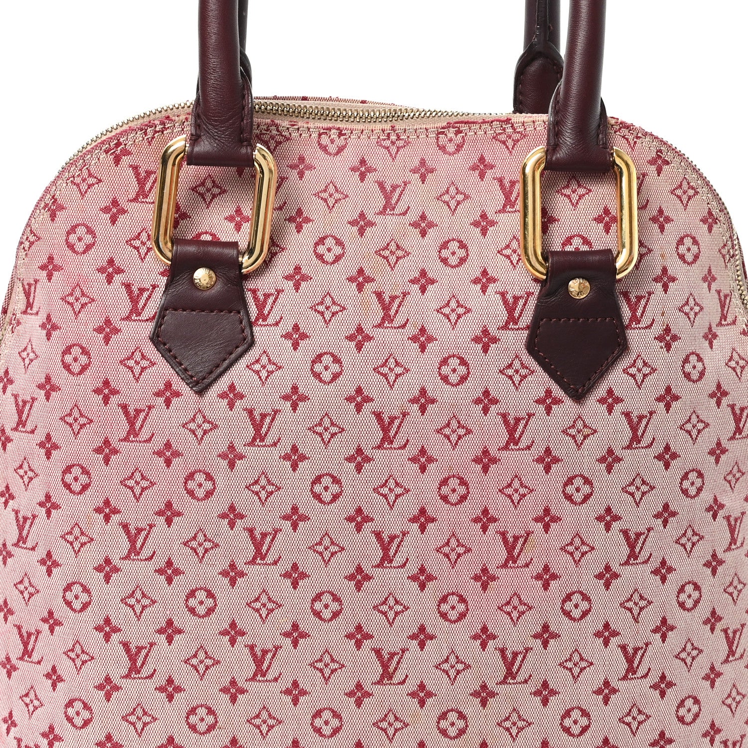 Louis Vuitton Mini Monogram Alma Haut Tote Cherry 7 of 11