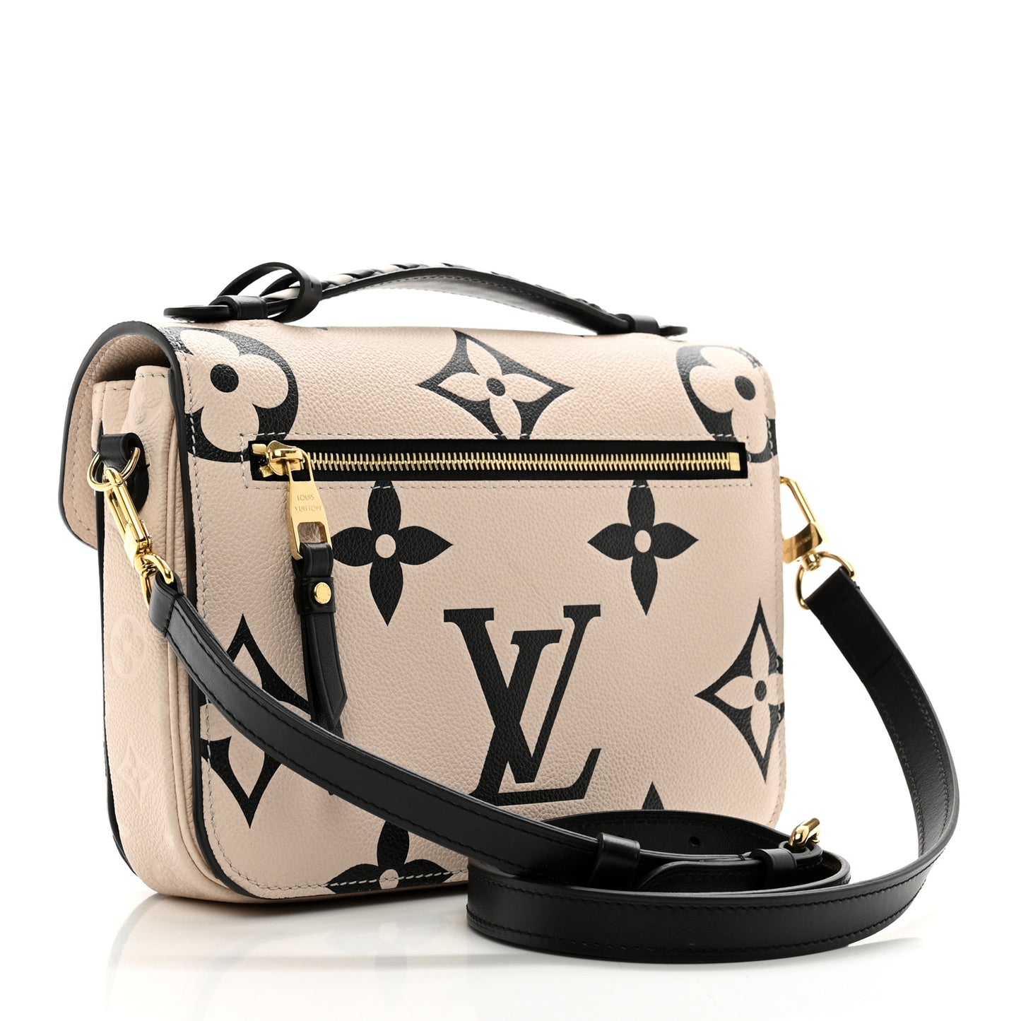 Empreinte Monogram Giant Crafty Pochette Metis Creme Black
