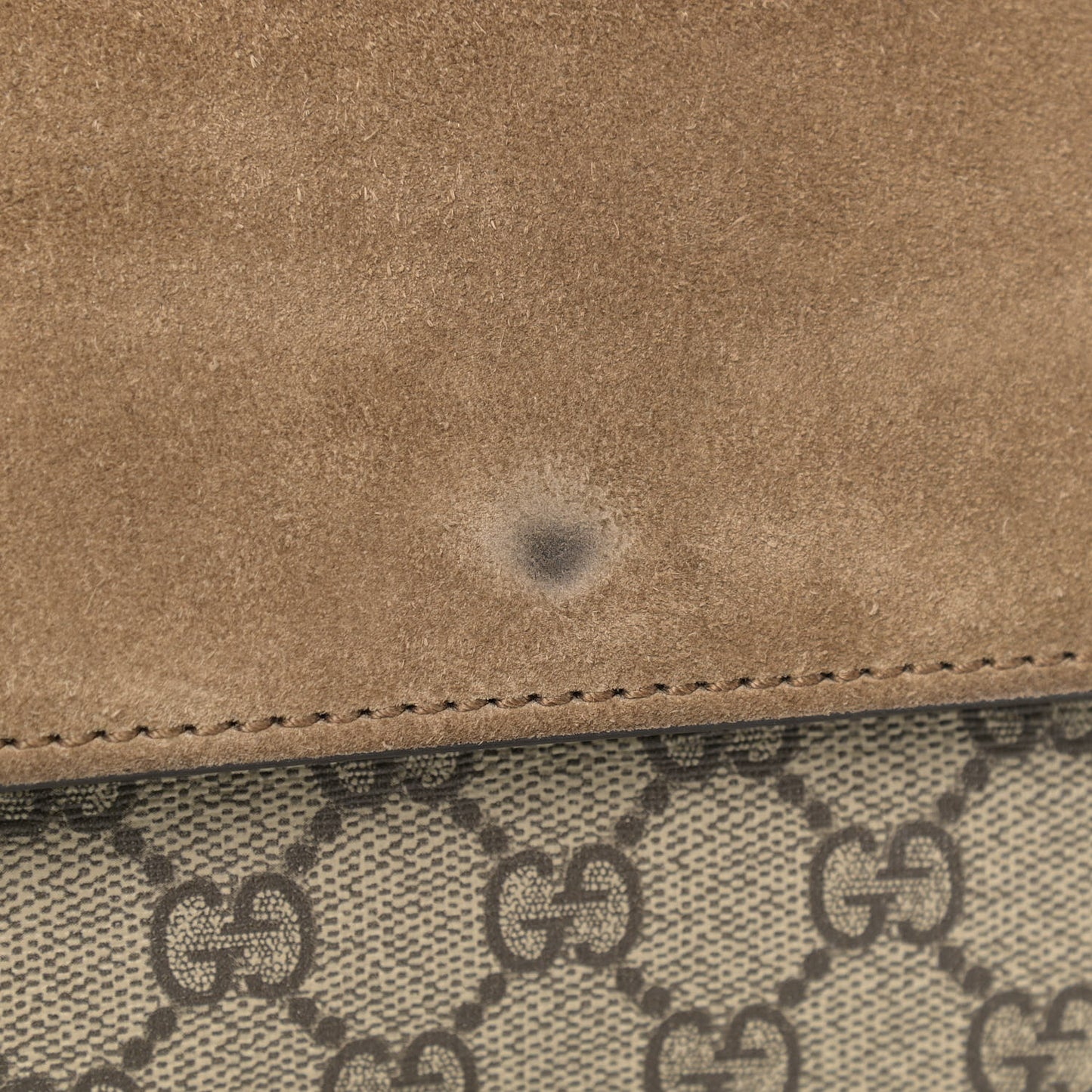 GG Supreme Monogram Mini Dionysus Shoulder Bag Taupe