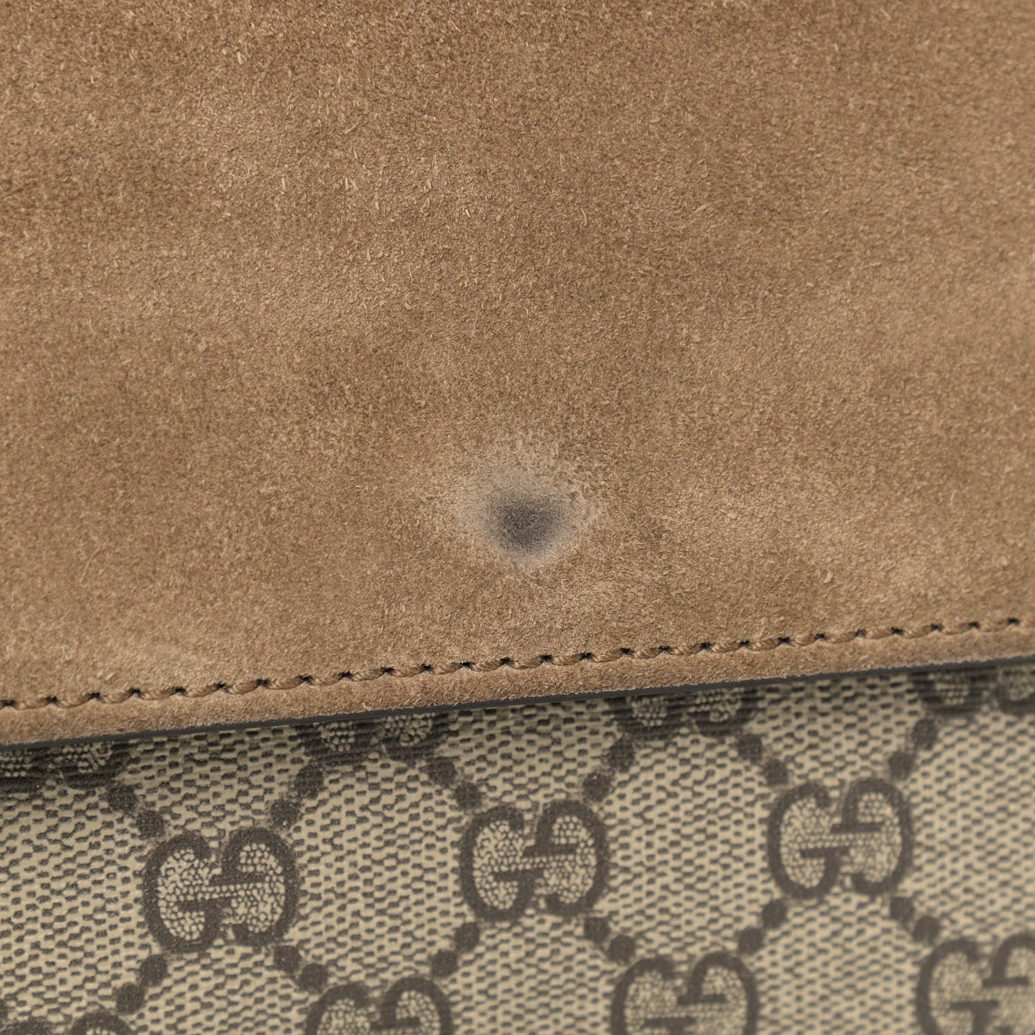 Gucci GG Supreme Monogram Mini Dionysus Shoulder Bag Taupe 8 of 10