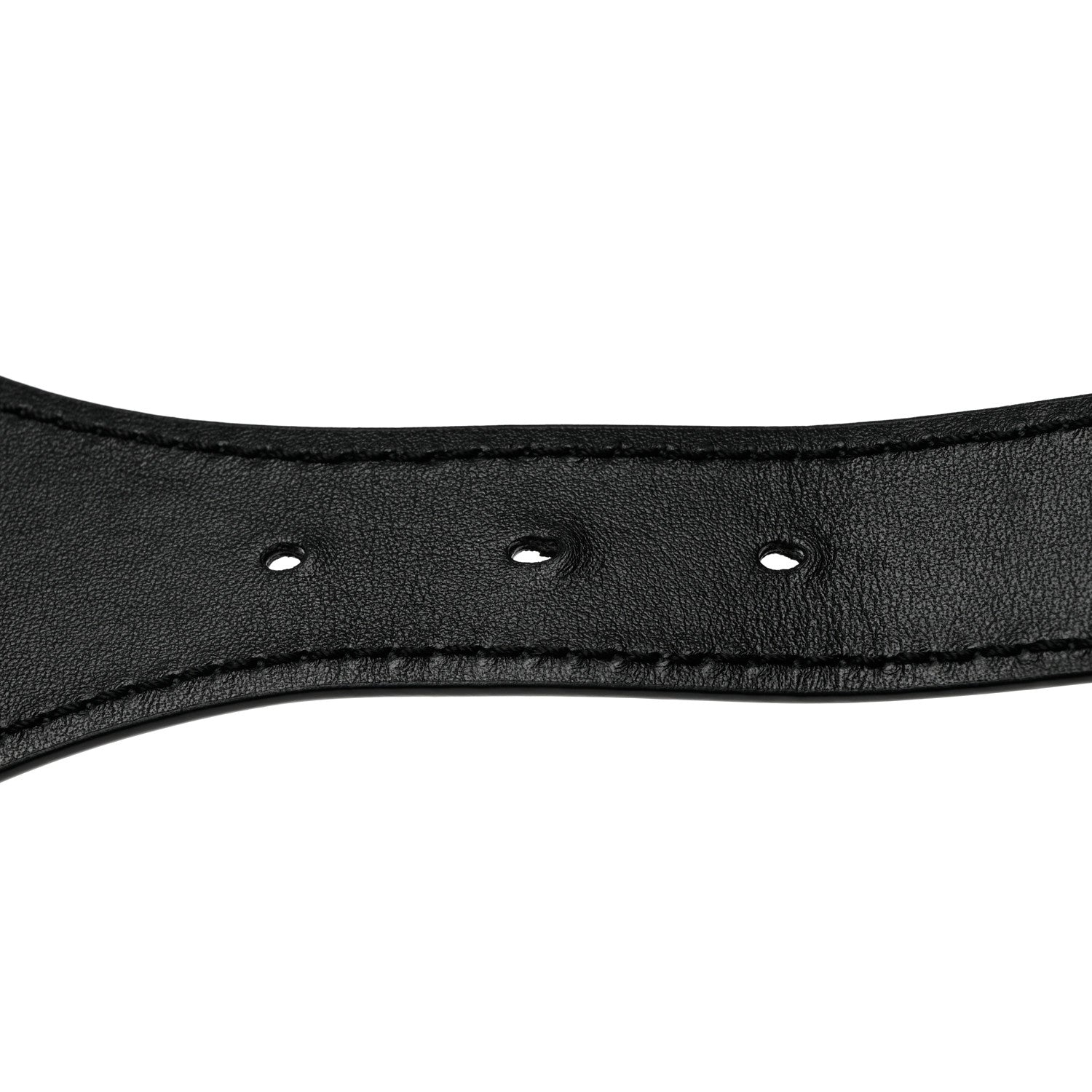 Christian Dior Canvas Embroidered Large Book Belt 85 34 Black Beige 4 of 7