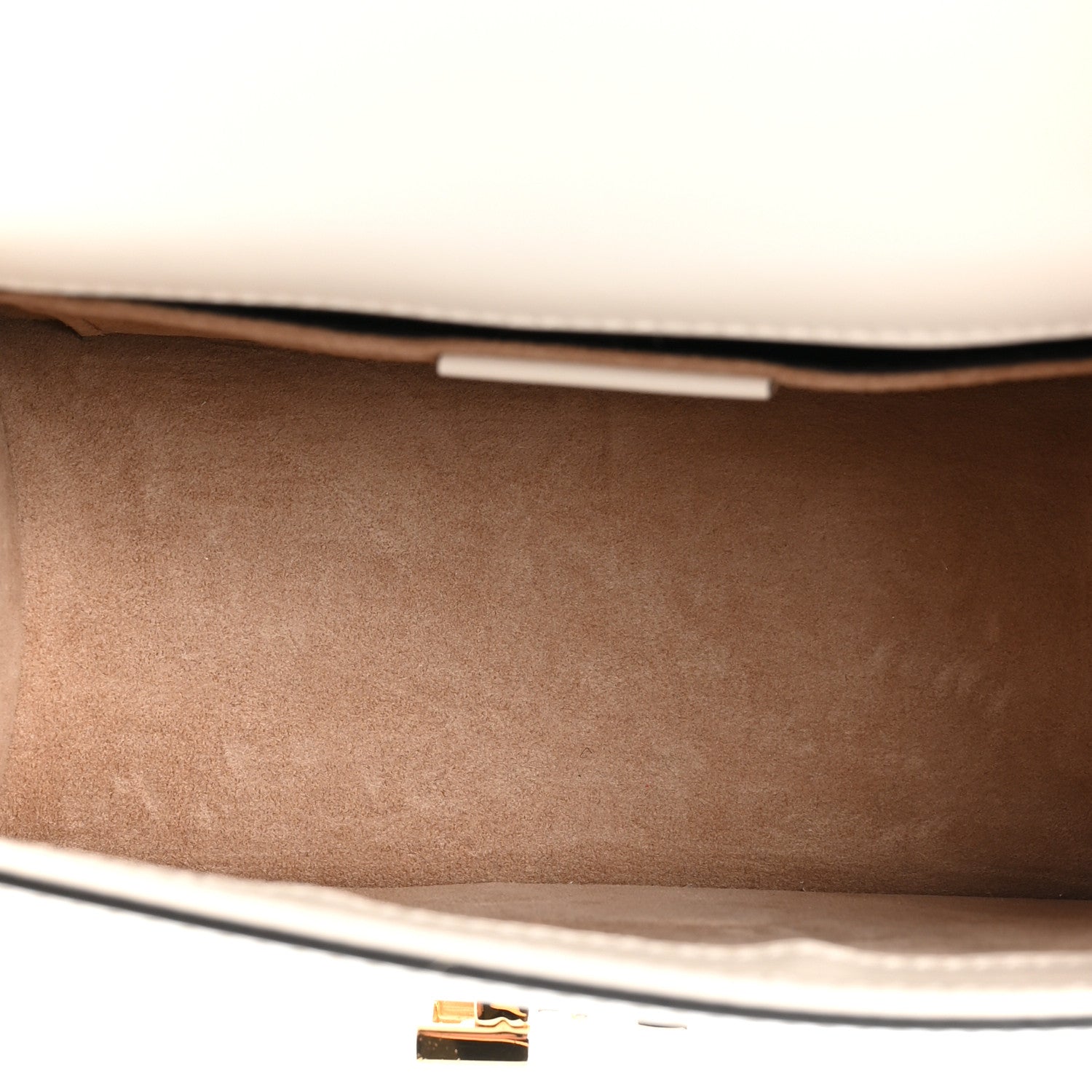 Gucci Calfskin Mini Sylvie Chain Shoulder Bag White 5 of 9