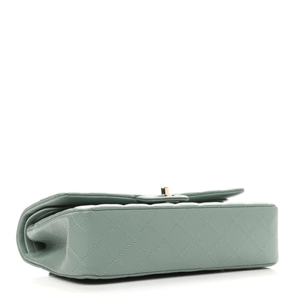 Chanel Caviar Quilted Medium Double Flap Green 3 of 10