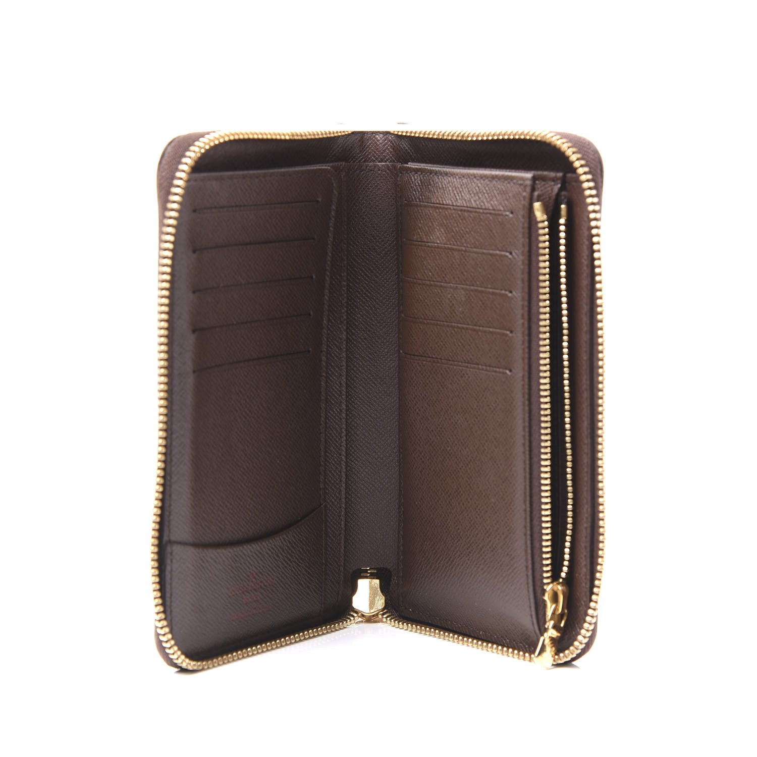 Louis Vuitton Damier Ebene Zippy Compact Wallet 4 of 9