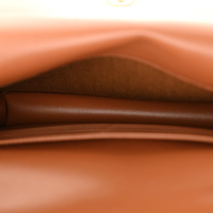 Celine Triomphe Canvas Lambskin Wallet On Strap Tan 5 of 11