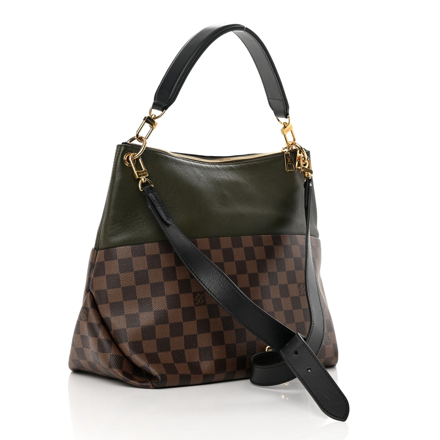 Damier Ebene Calfskin Maida Khaki