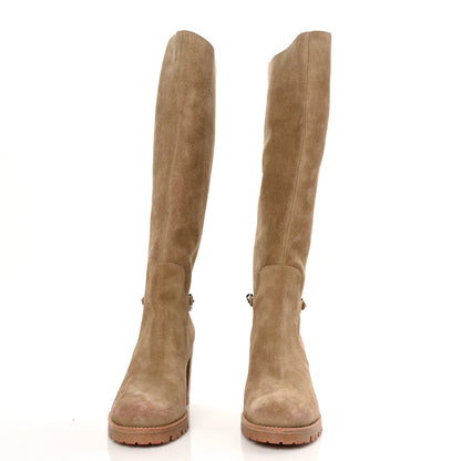 Christian Louboutin Veau Velours Napoleo 70 Boots 38.5 Camel 2 of 6
