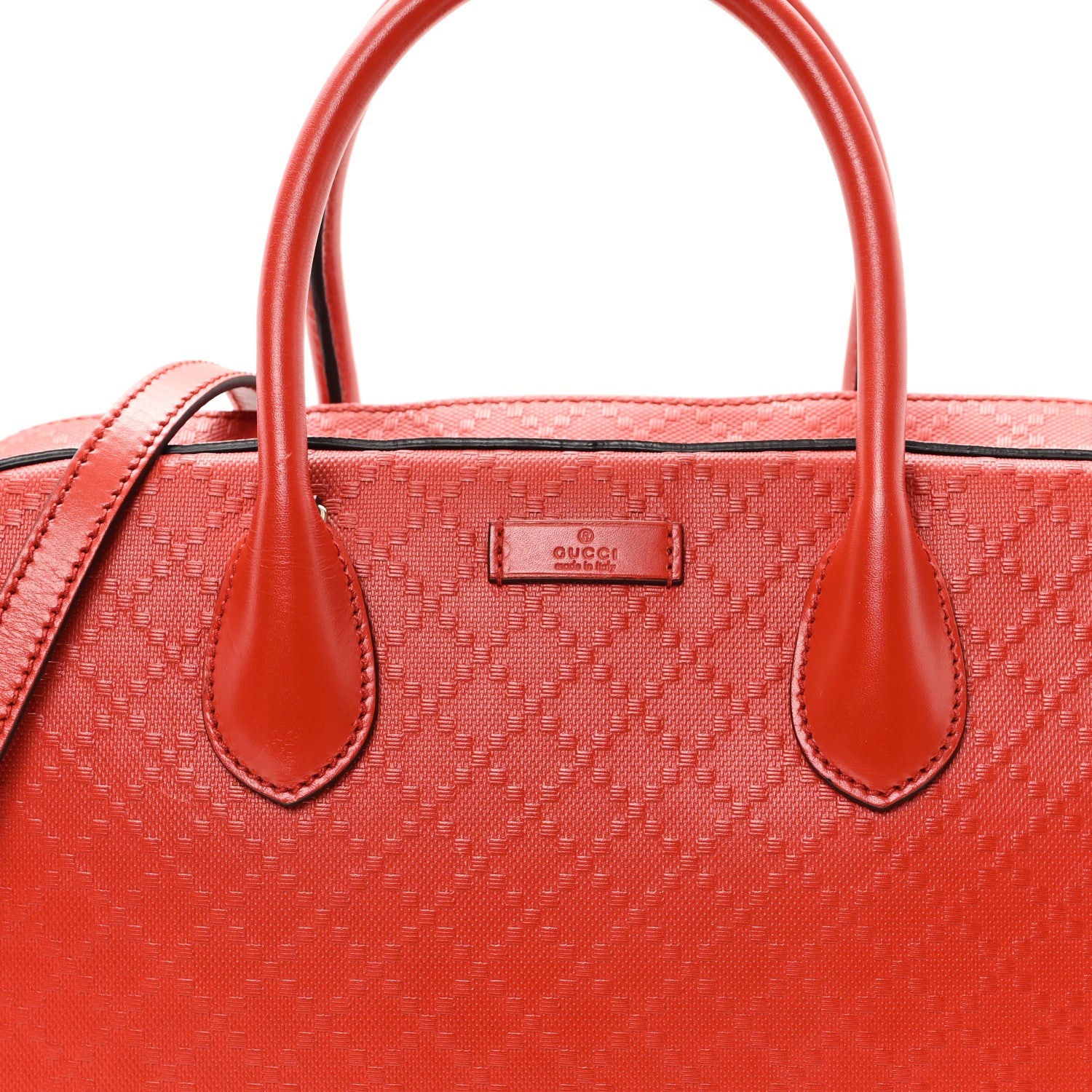 Gucci Bright Diamante Top Handle Bag Red 8 of 11