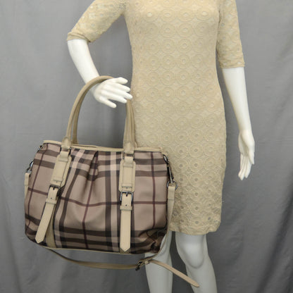 Burberry Smoked Check Northfield Tote Trench 2 of 8