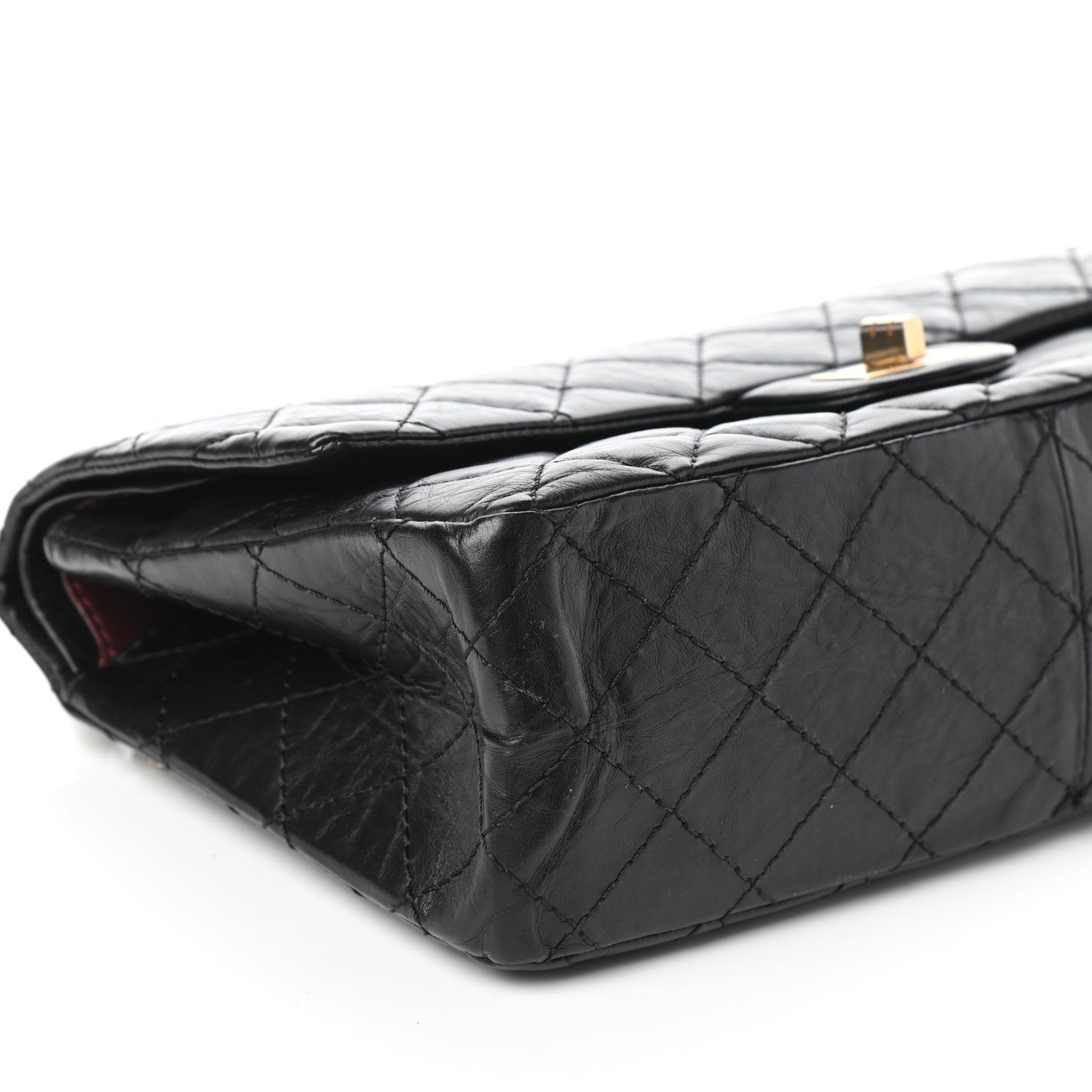 Chanel Aged Calfskin Quilted 2.55 Reissue 226 Flap Black 9 of 10