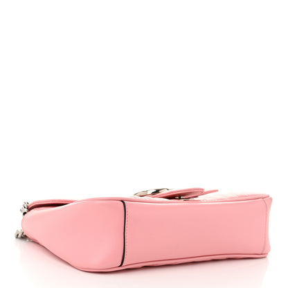Gucci Calfskin Matelasse Medium GG Marmont Shoulder Bag Wild Rose 4 of 10