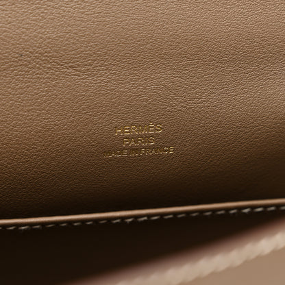 Hermes Swift Kelly Pochette Clutch Etoupe 6 of 10