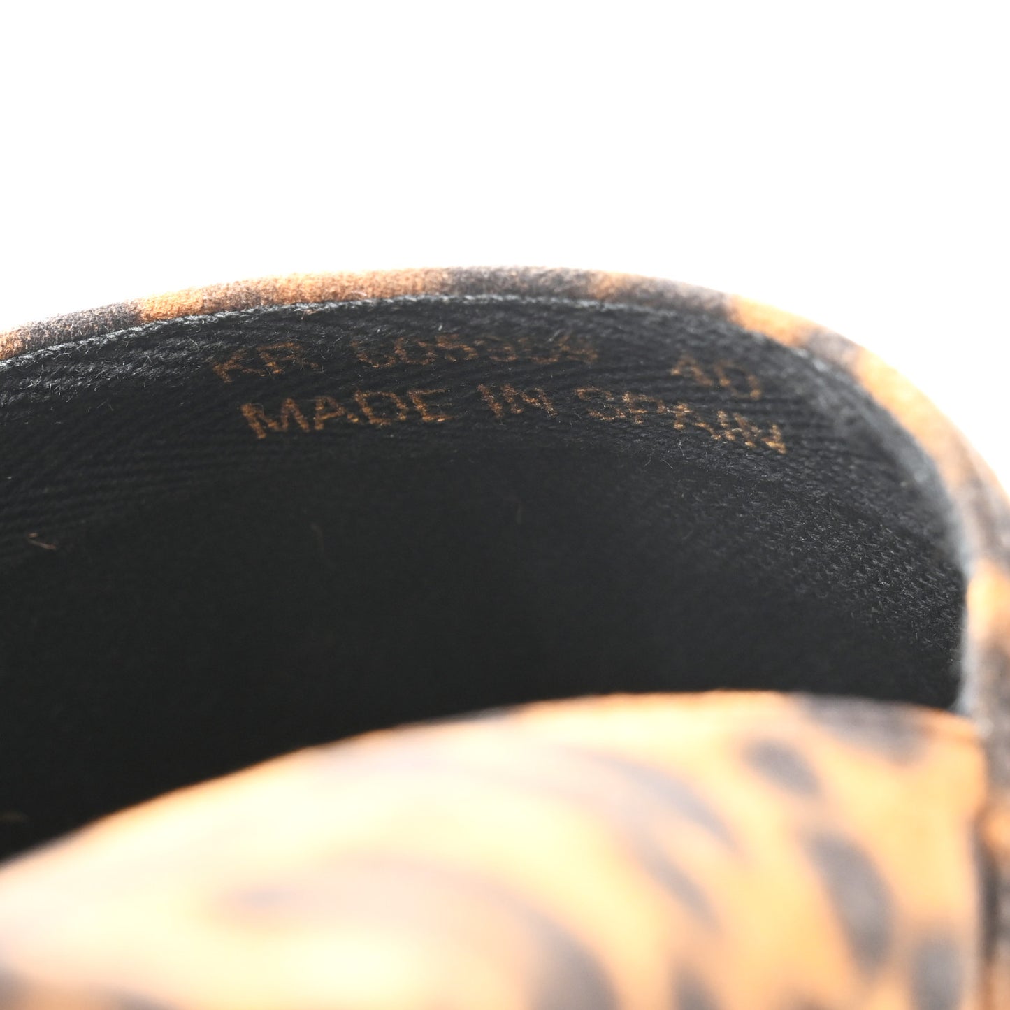 Suede Leopard Print Espadrilles 40