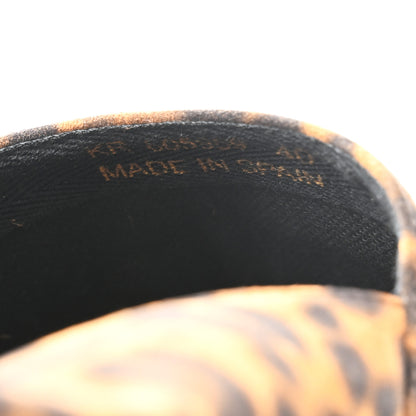 Saint Laurent Suede Leopard Print Espadrilles 40 6 of 9