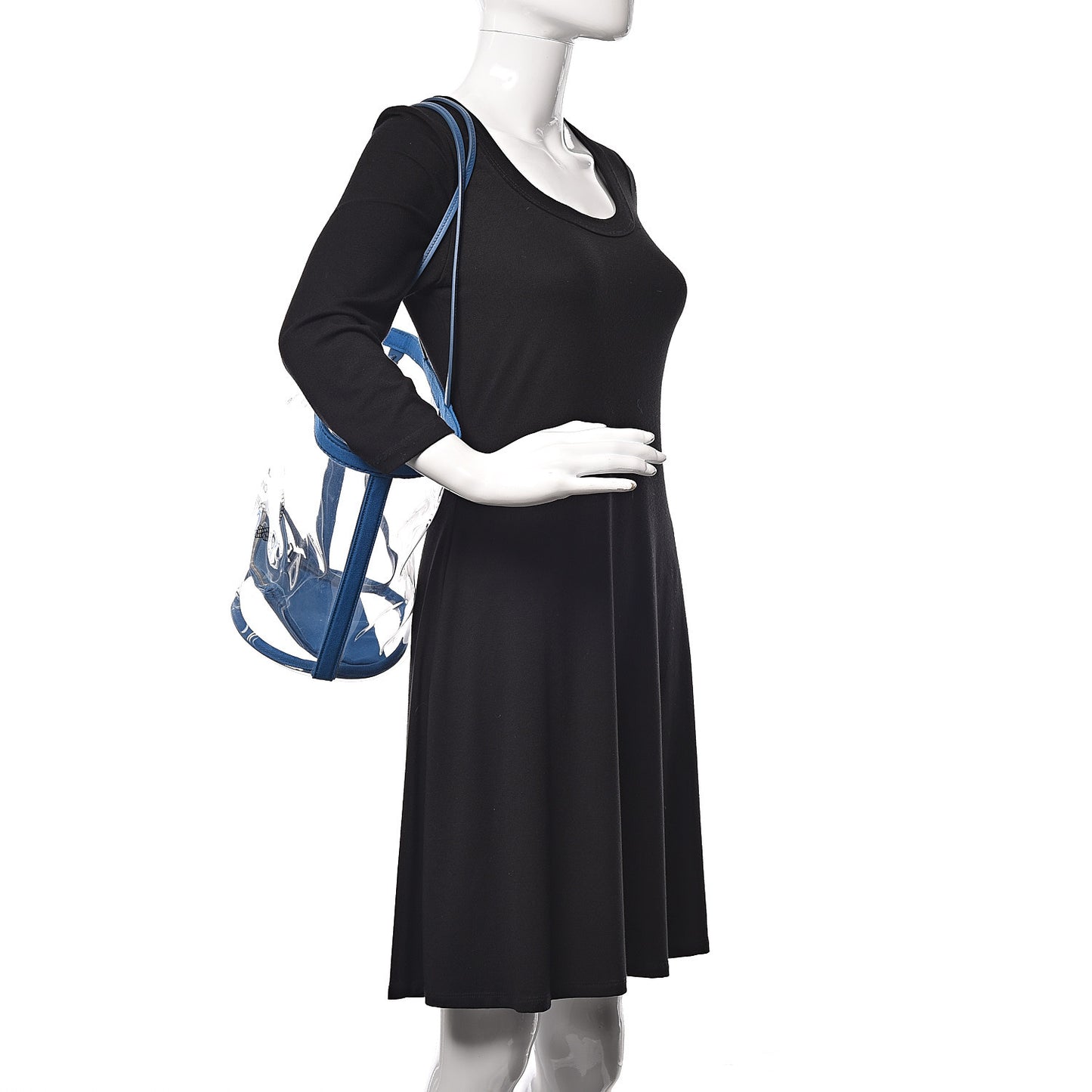 Plexiglass Canapa Shopper Tote Azzurro