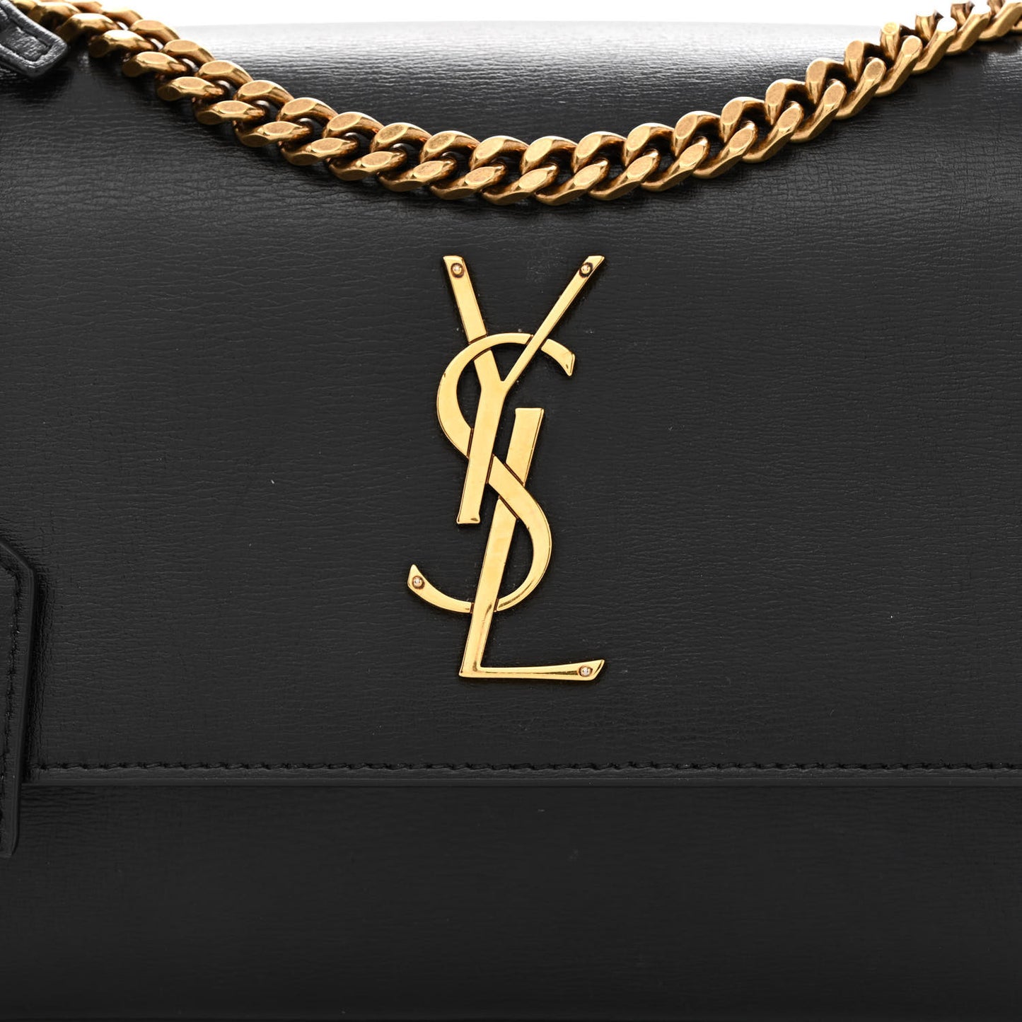 Calfskin Medium Monogram Sunset Black